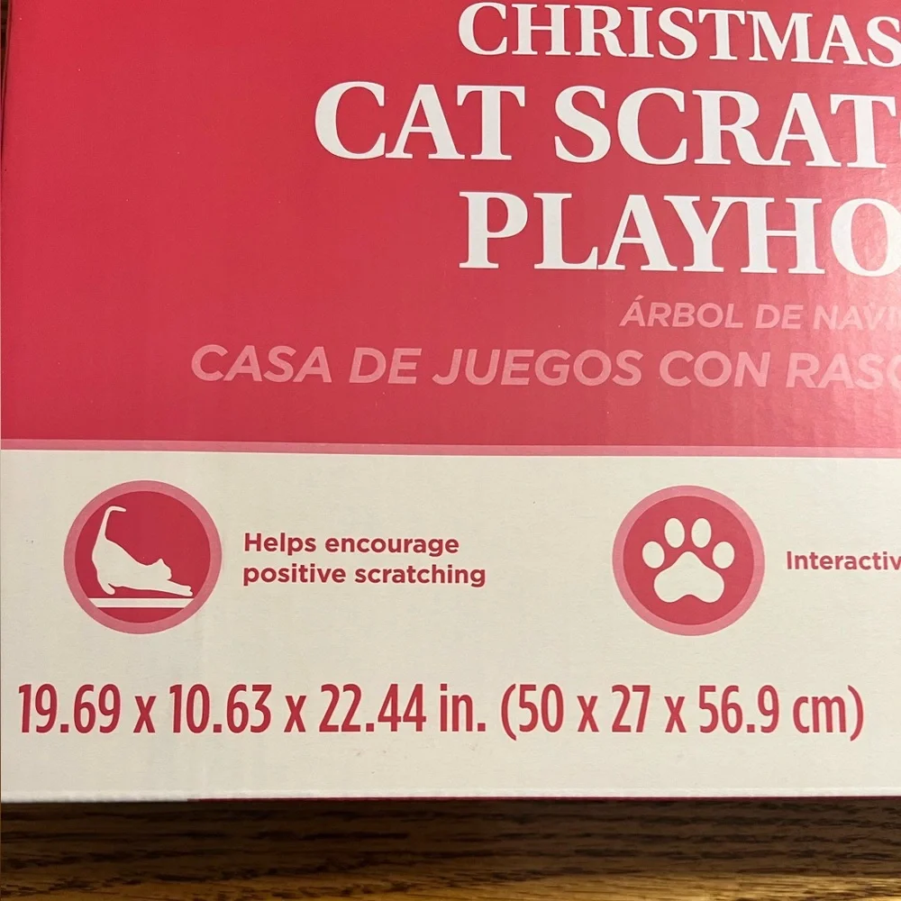 Cat scratching Playhouse Christmas Tree